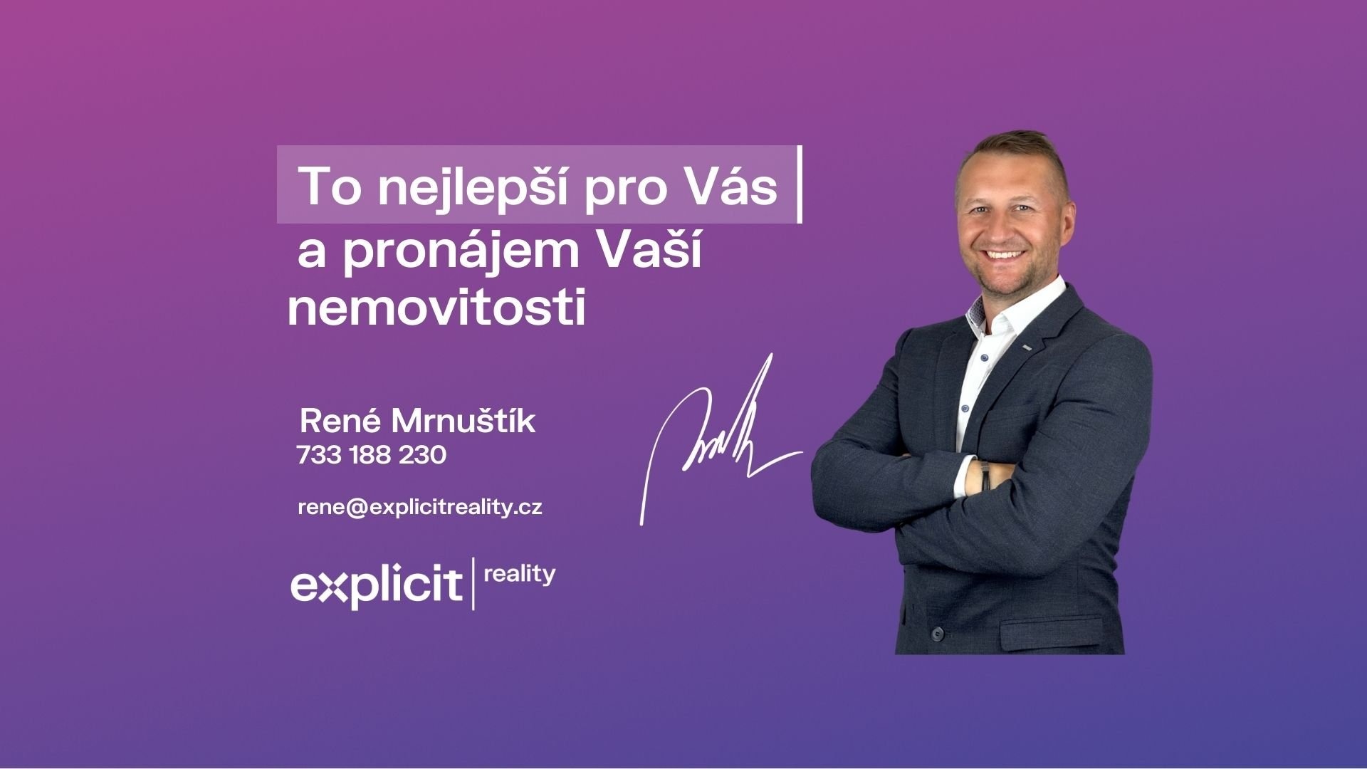 Pronájem vizitka