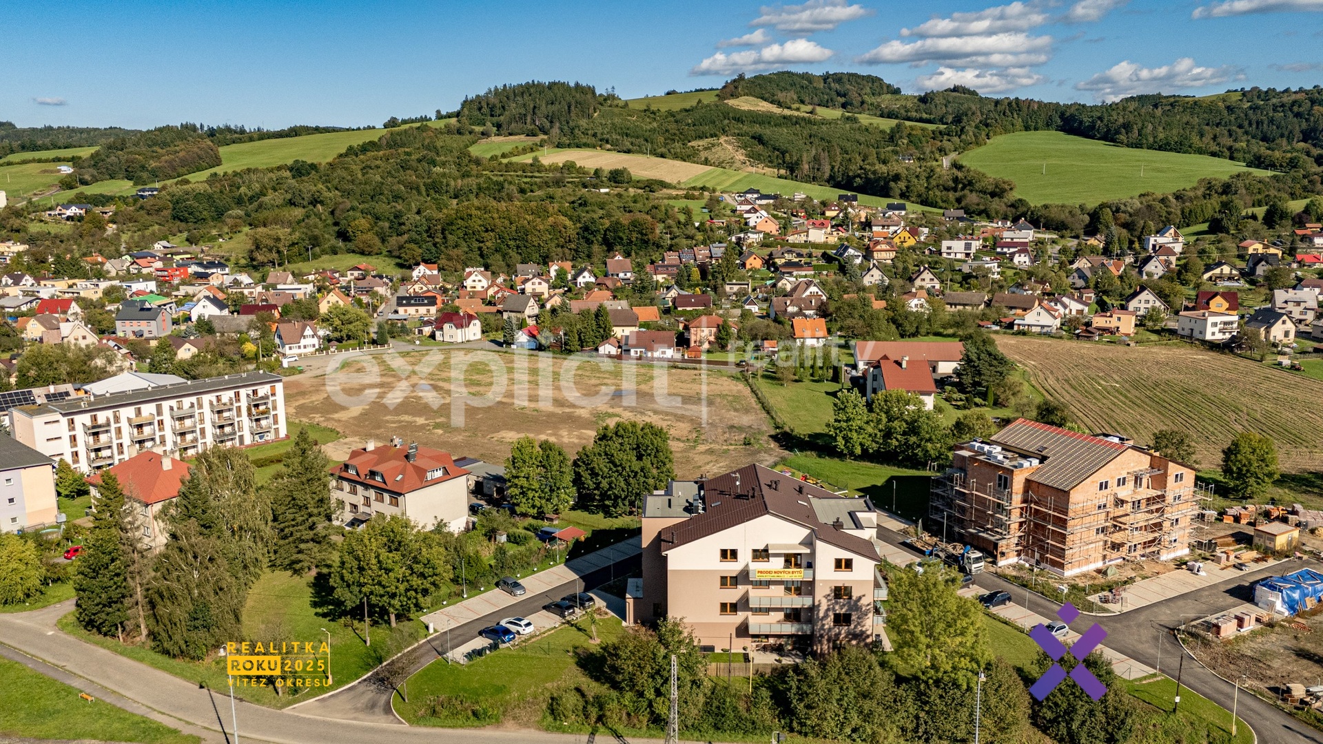 Podnájem bytu 2+kk 71 m&sup2; s terasou 17 m&sup2;, Jablůnka