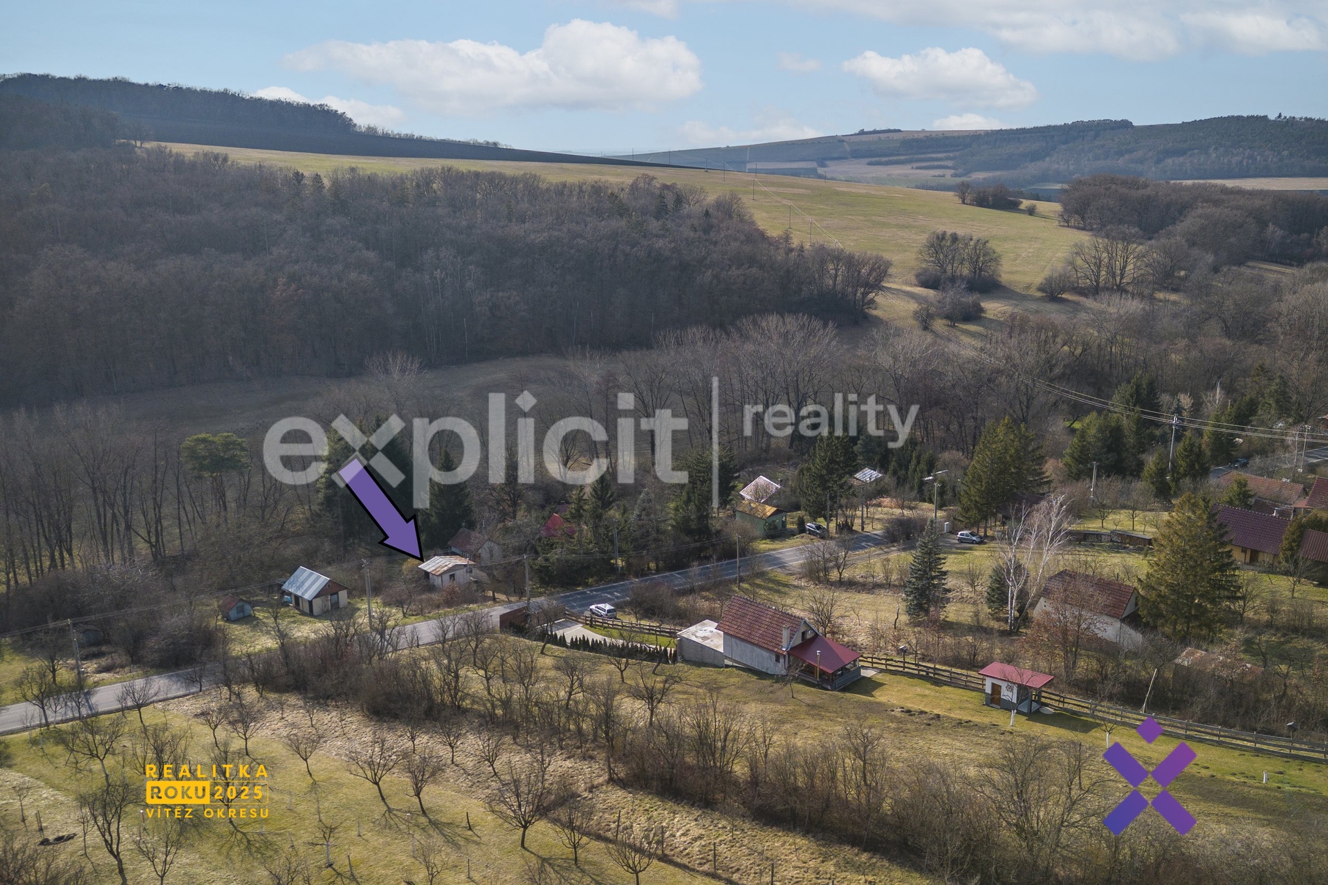 Prodej chaty 26 m&sup2;, pozemek 364 m&sup2;, Hluk