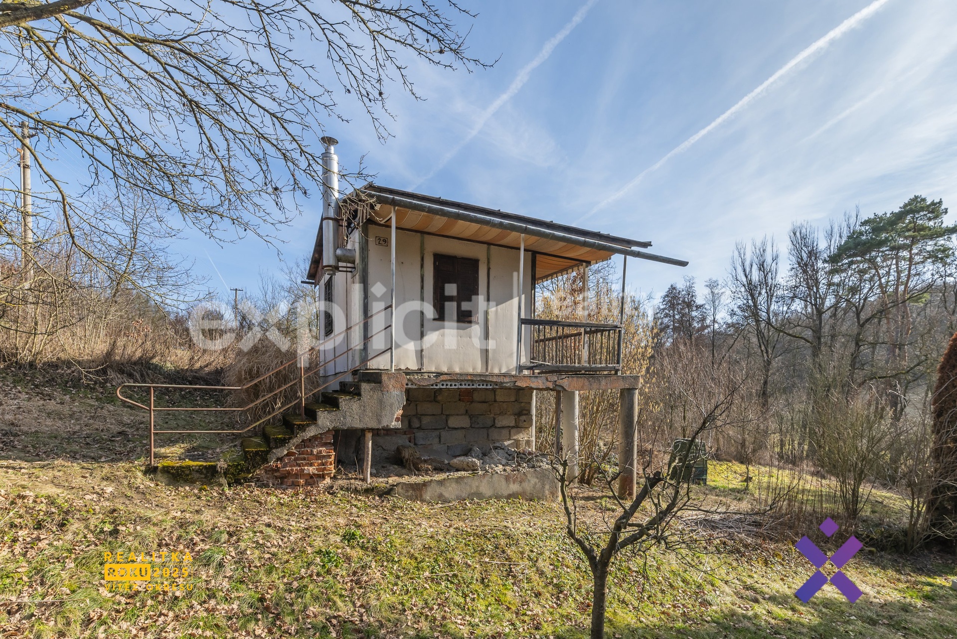 Prodej chaty 26 m&sup2;, pozemek 364 m&sup2;, Hluk