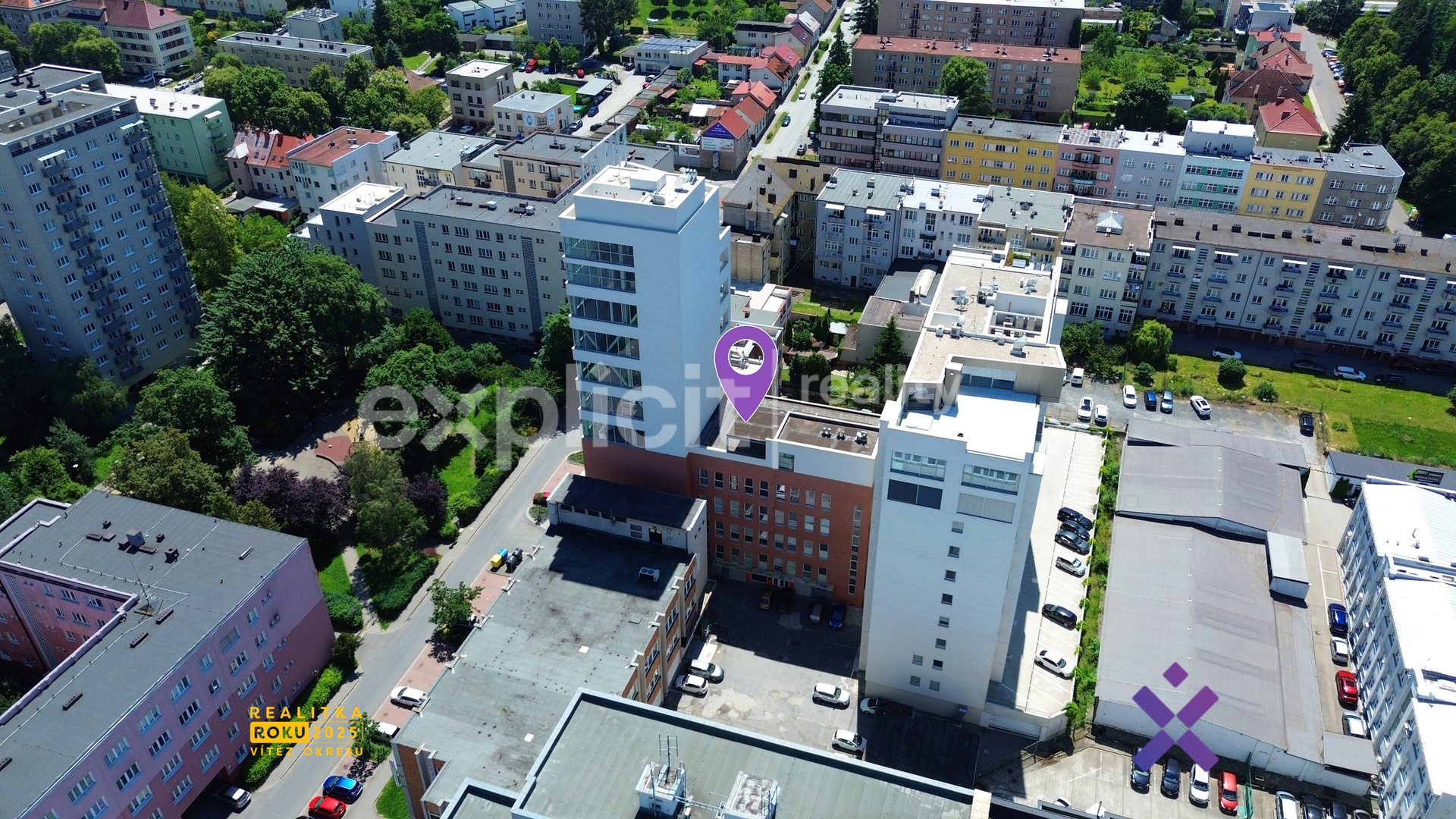 Pronájem bytu 1+kk 28 m&sup2; - Lorencova, Zlín
