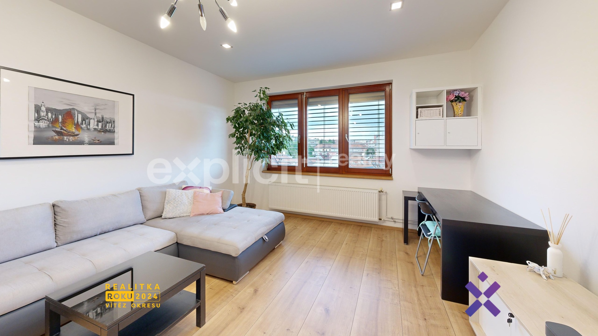 Pronajem-bytu-2kk-ul-Vinicni-Brno-Living-Room 1