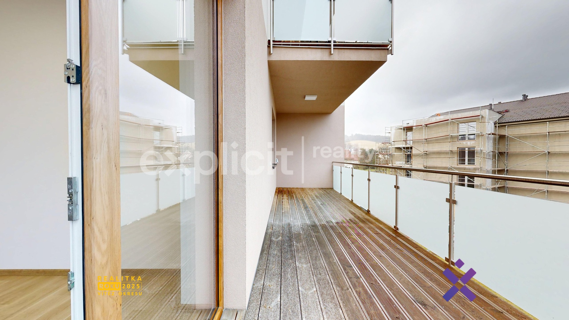 Podnájem bytu 2+kk 71 m&sup2; s terasou 17 m&sup2;, Jablůnka