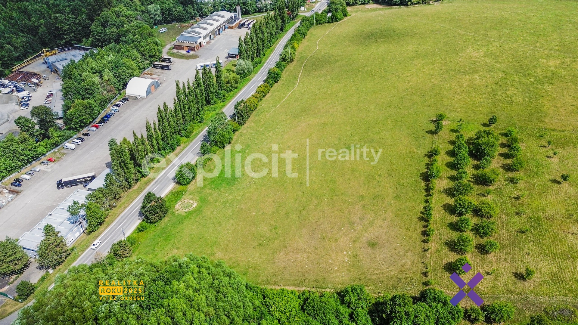 Prodej komerčního pozemku 11 660 m&sup2;, Slušovice