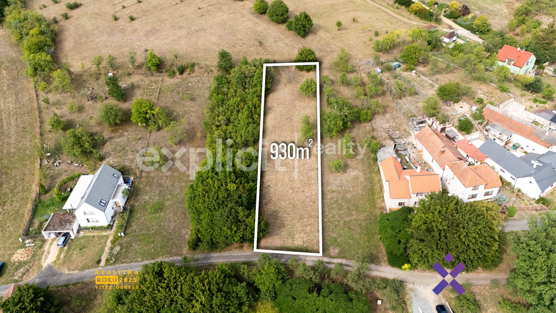 Prodej pozemku 930 m&sup2; - Nedachlebice