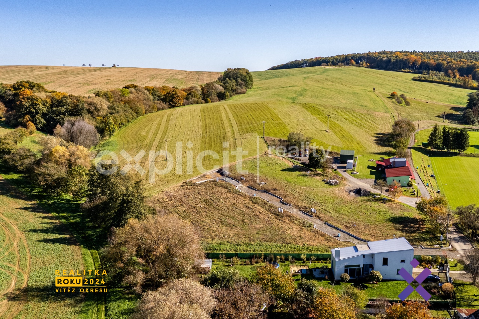 Prodej pozemků Lubná u Kroměříže