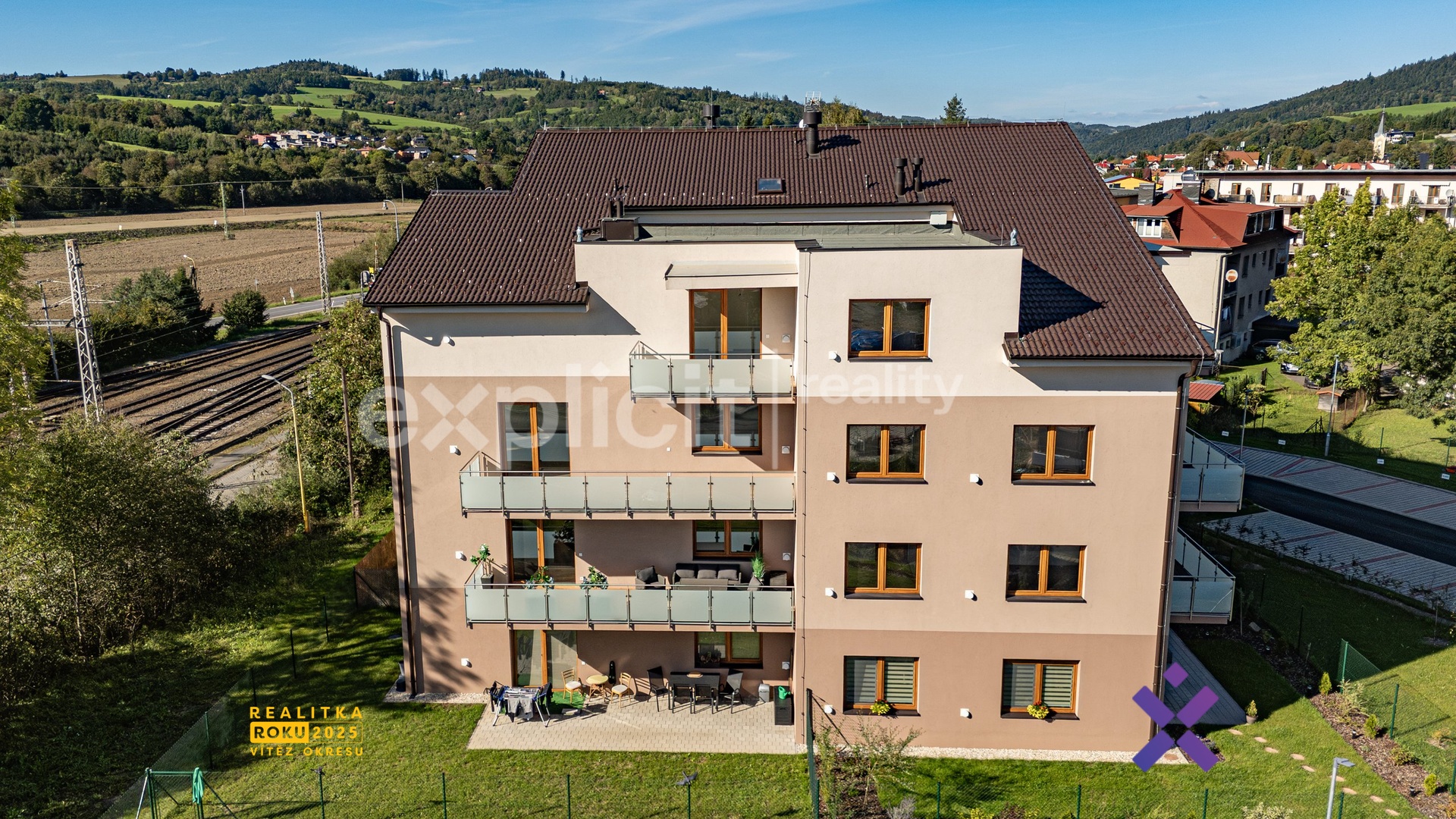 Podnájem bytu 2+kk 71 m&sup2; s terasou 17 m&sup2;, Jablůnka