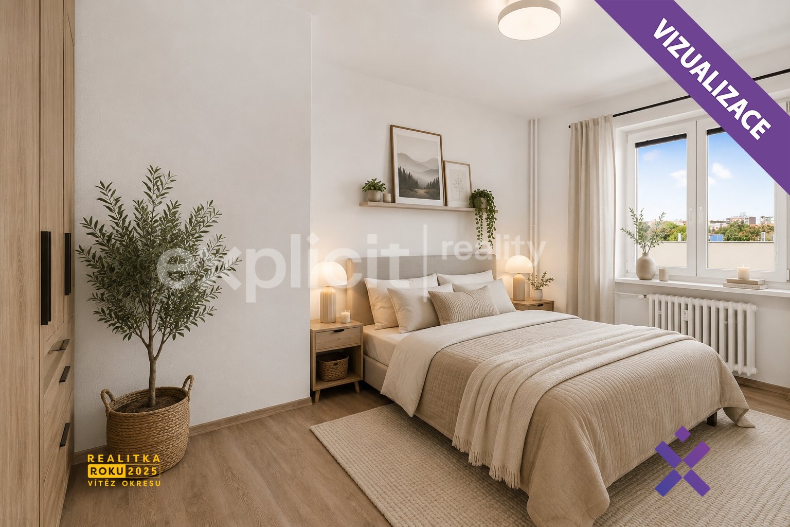 Prodej bytu 2+1 s garáží, 54 m&sup2; - Krapkova, P