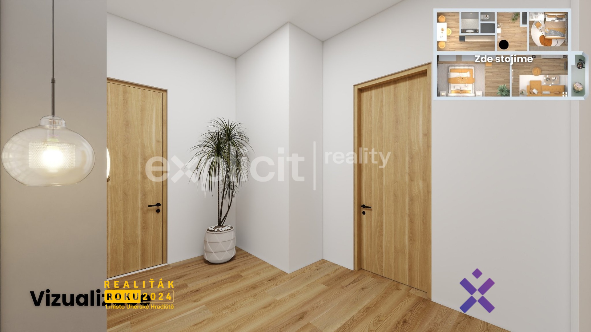 Prodej byt 3+1, 77 m² – Bojkovice, okres Uher