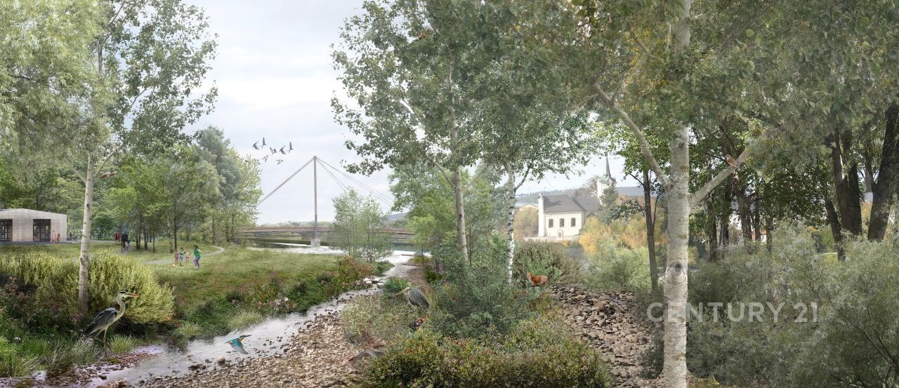 Vizualizace plánovaného parku Soutok – zdroj: IPR 