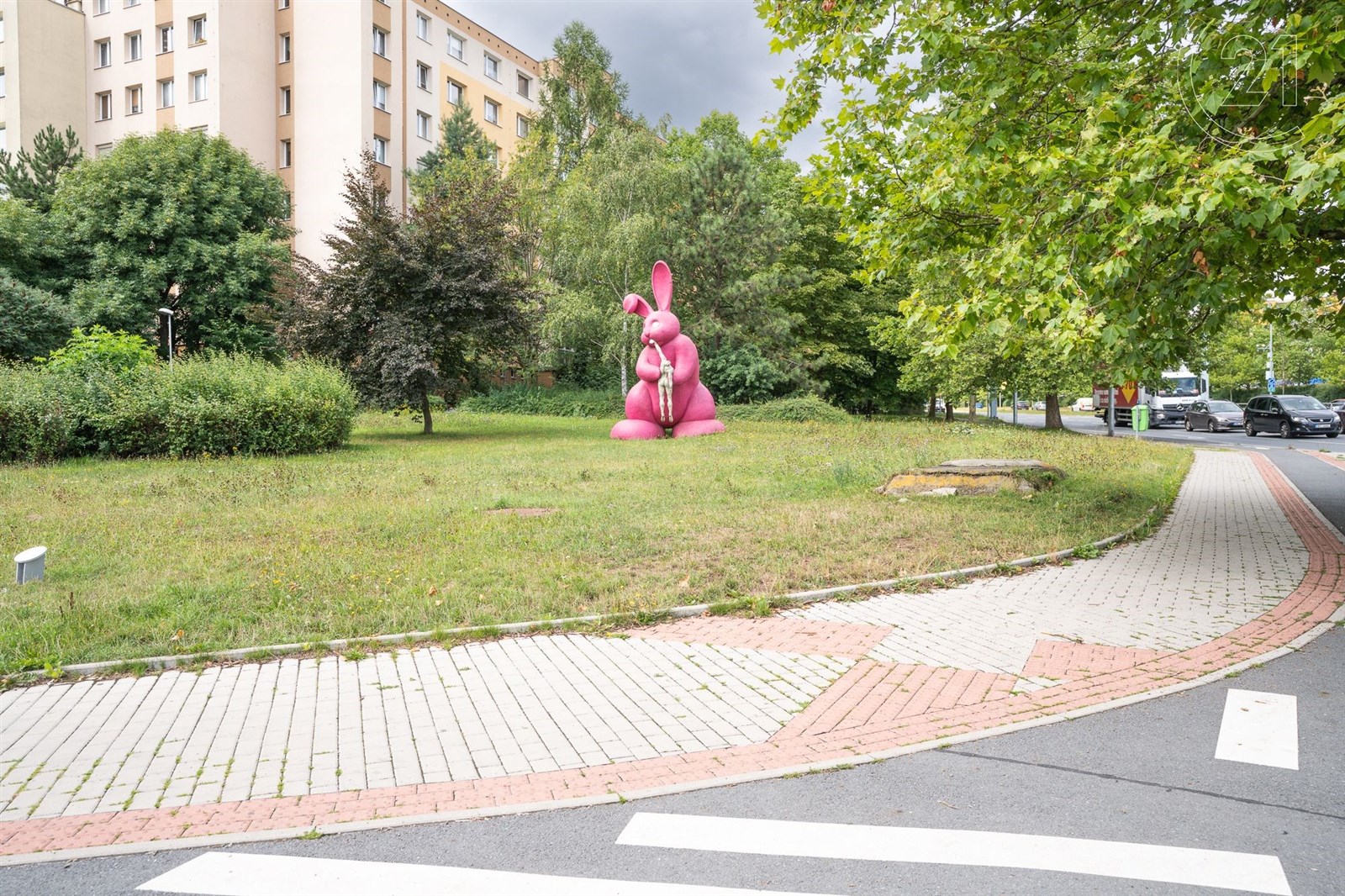 pohled na bytovku