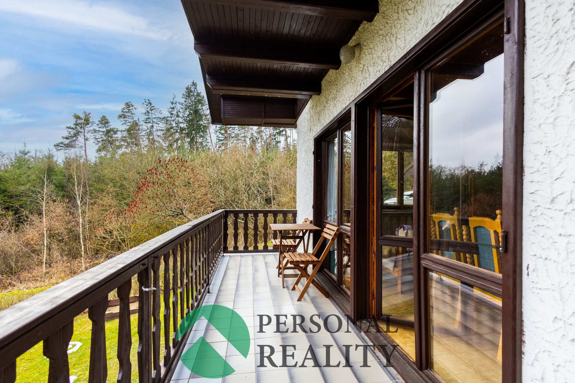 Terasa z obývacího pokoje