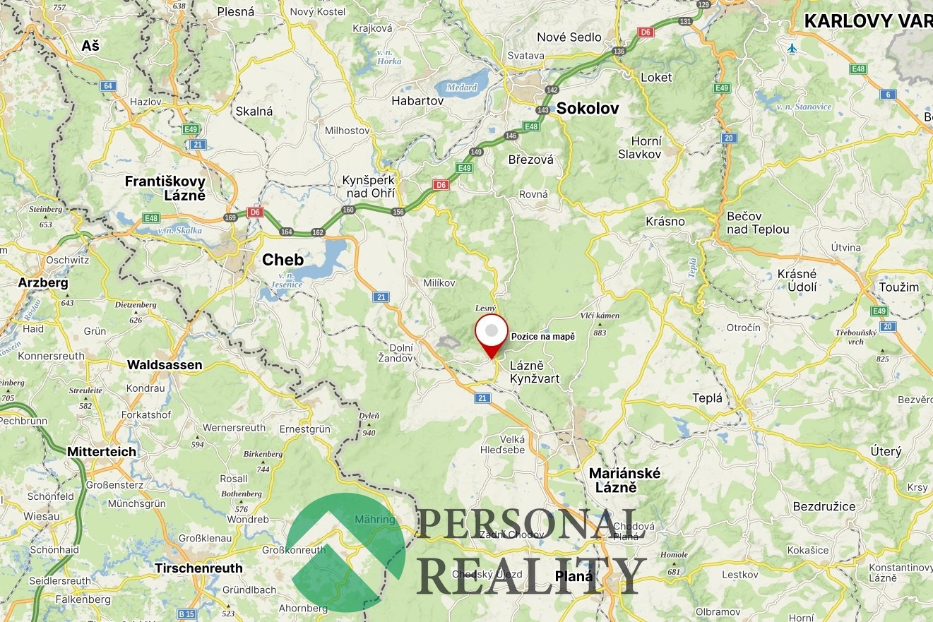 mapa cz lk