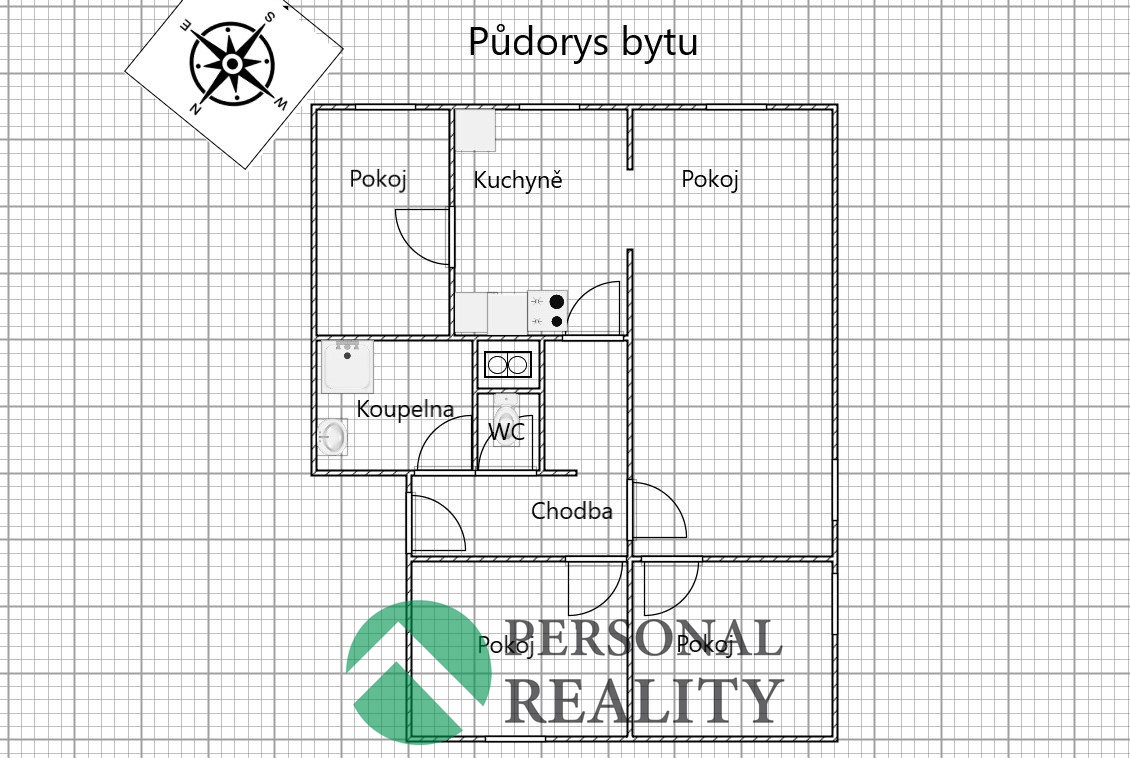 Půdorys bytu