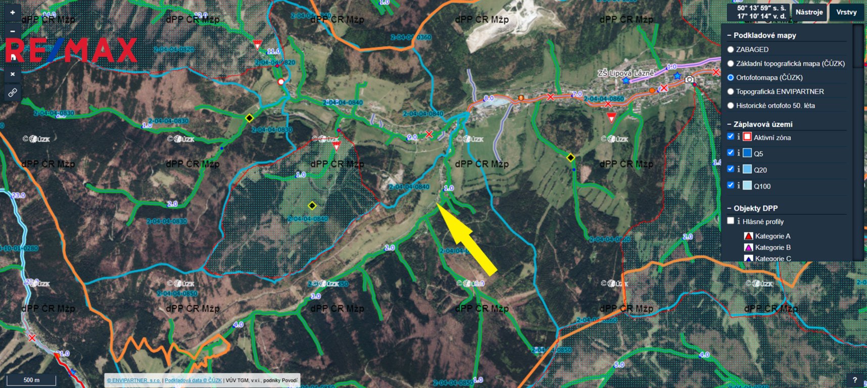 povodňová mapa