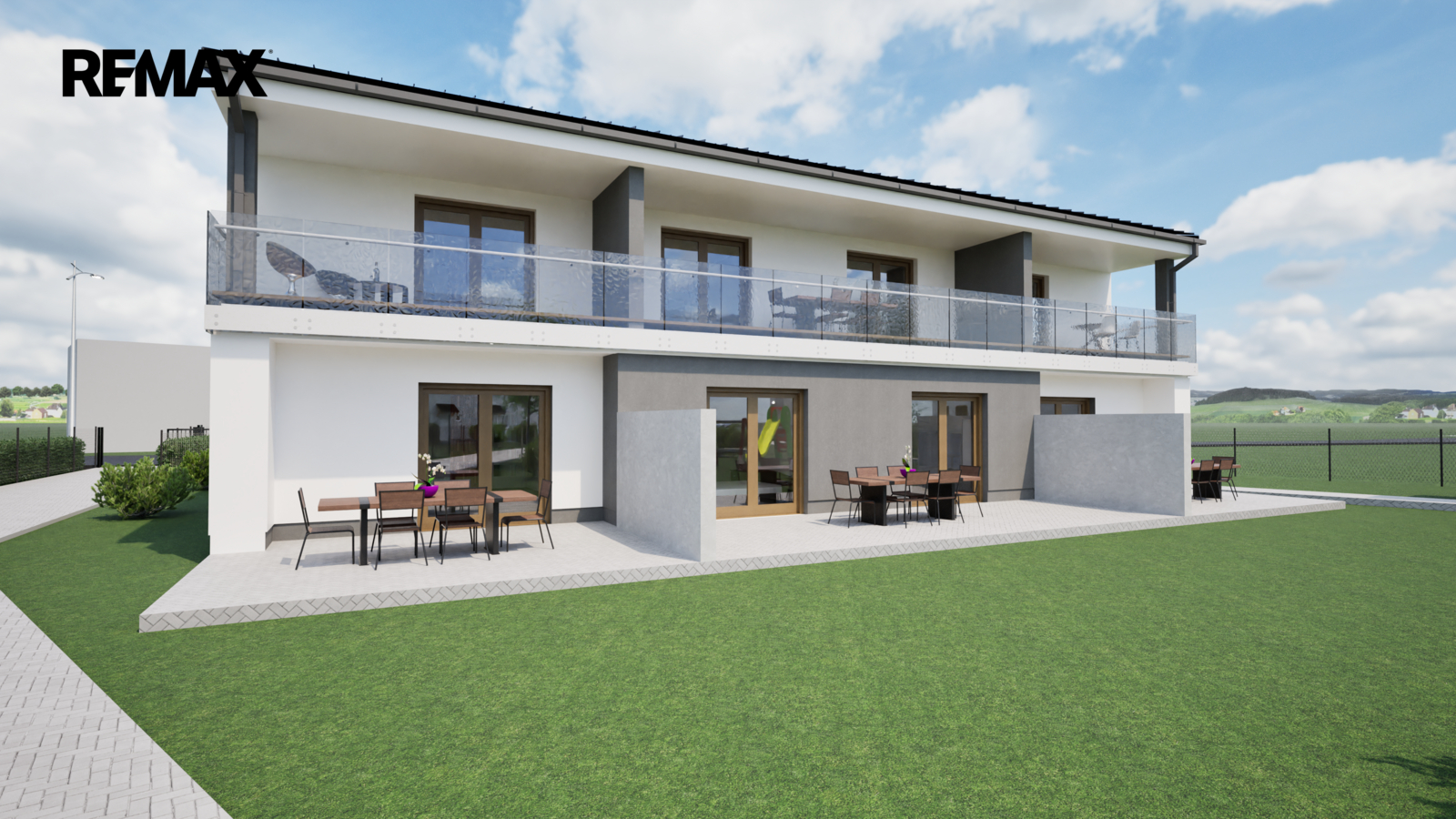 terasy západní strana