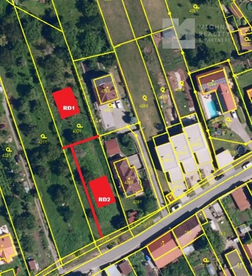 Možnosti rozparcelování