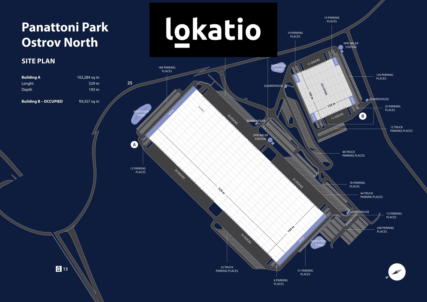 Ostrov North planek