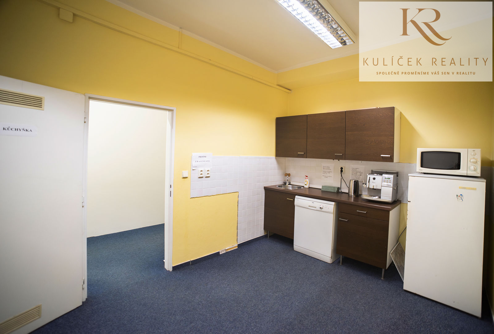 KULÍČEK Reality - Pronájem kanceláře - Kuchyňka