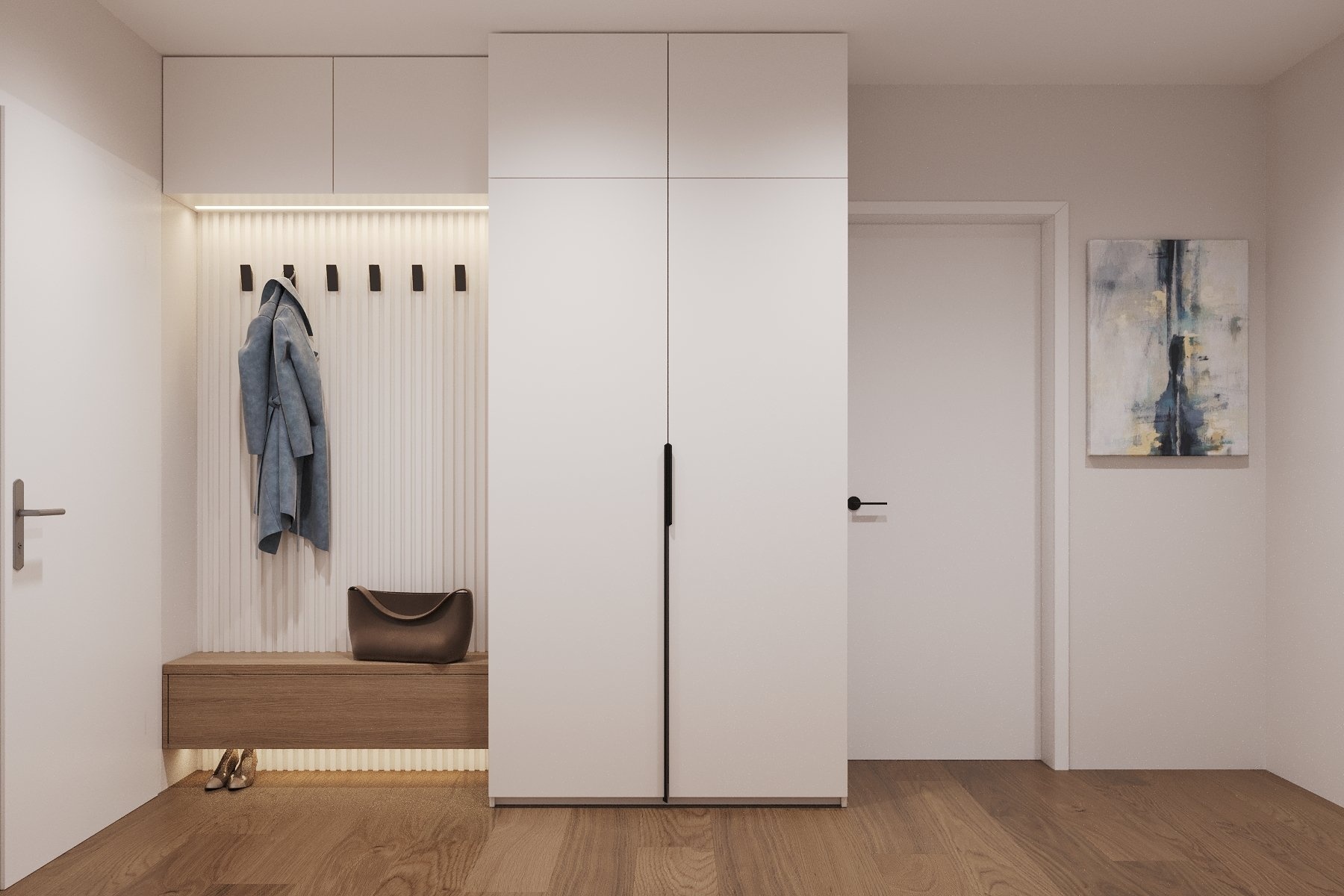 Byt c?.3 Dispozice 4+KK Chodba