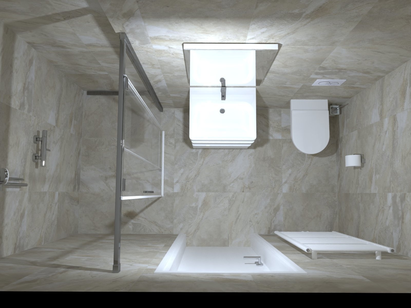 VDA7 - bytova? jednotka  c?.3  - koupelna loz?nice