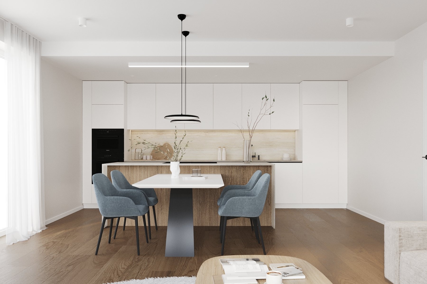 Byt c?.2 Dispozice 2+KK obytny? prostor e)