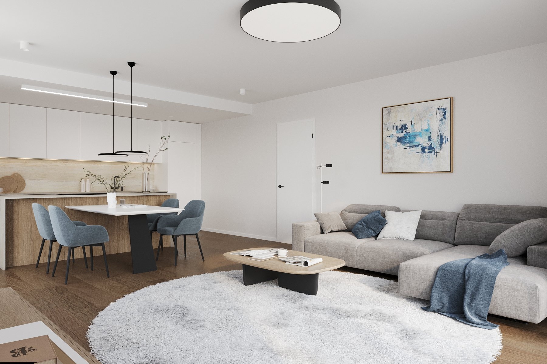 Byt c?.2 Dispozice 2+KK obytny? prostor a) 