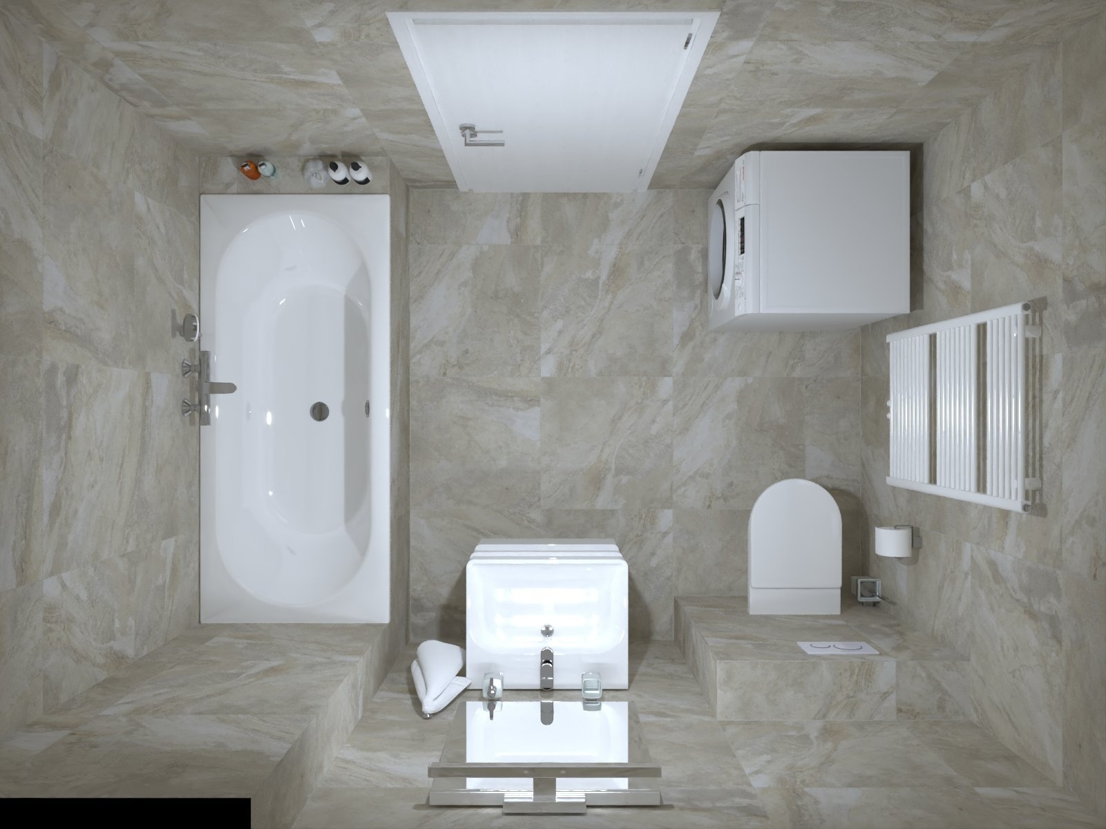 VDA7 - bytova? jednotka  c?.3  -  koupelna 