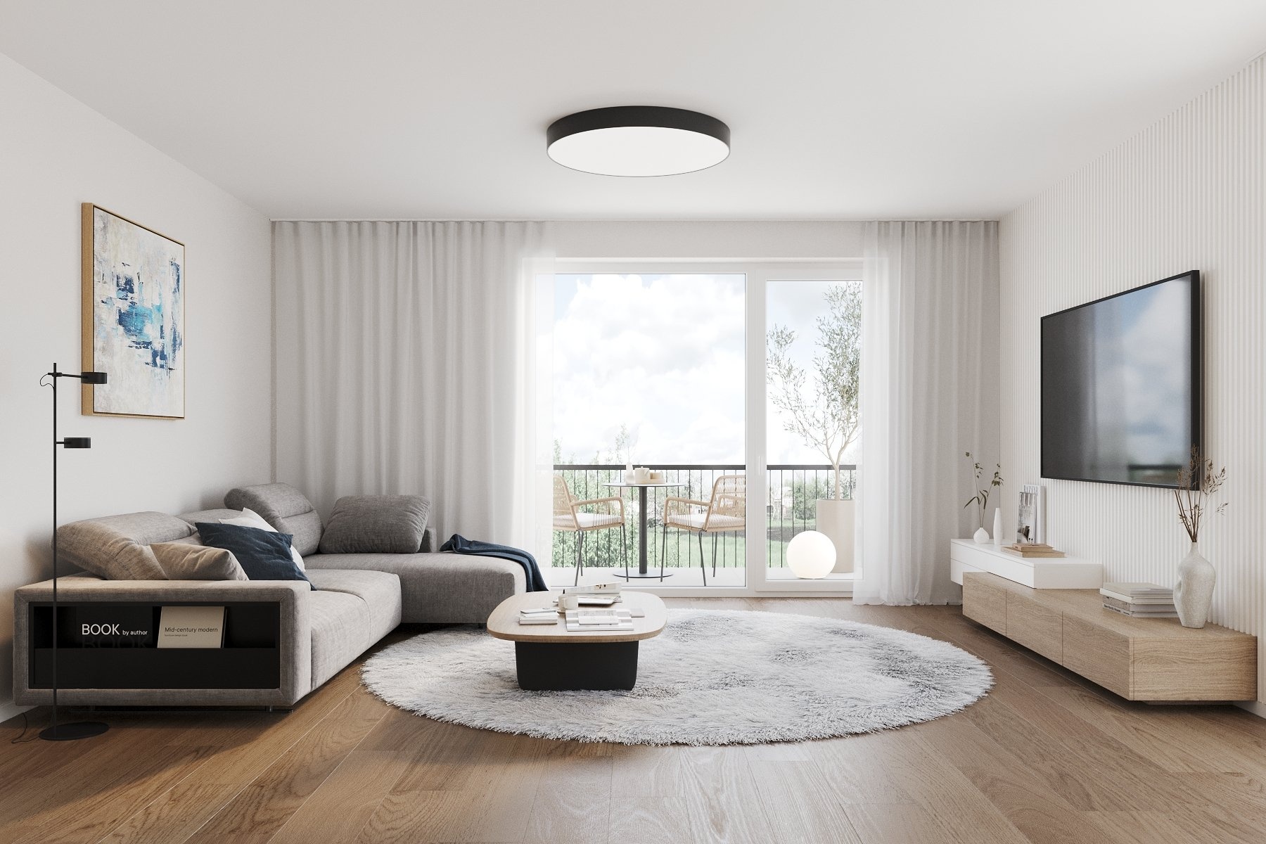 Byt c?.2 Dispozice 2+KK obytny? prostor d) 