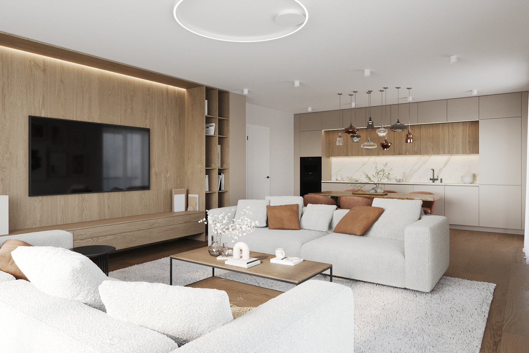 Byt c?.3 Dispozice 4+KK Obytny? prostor + Kuchyne?