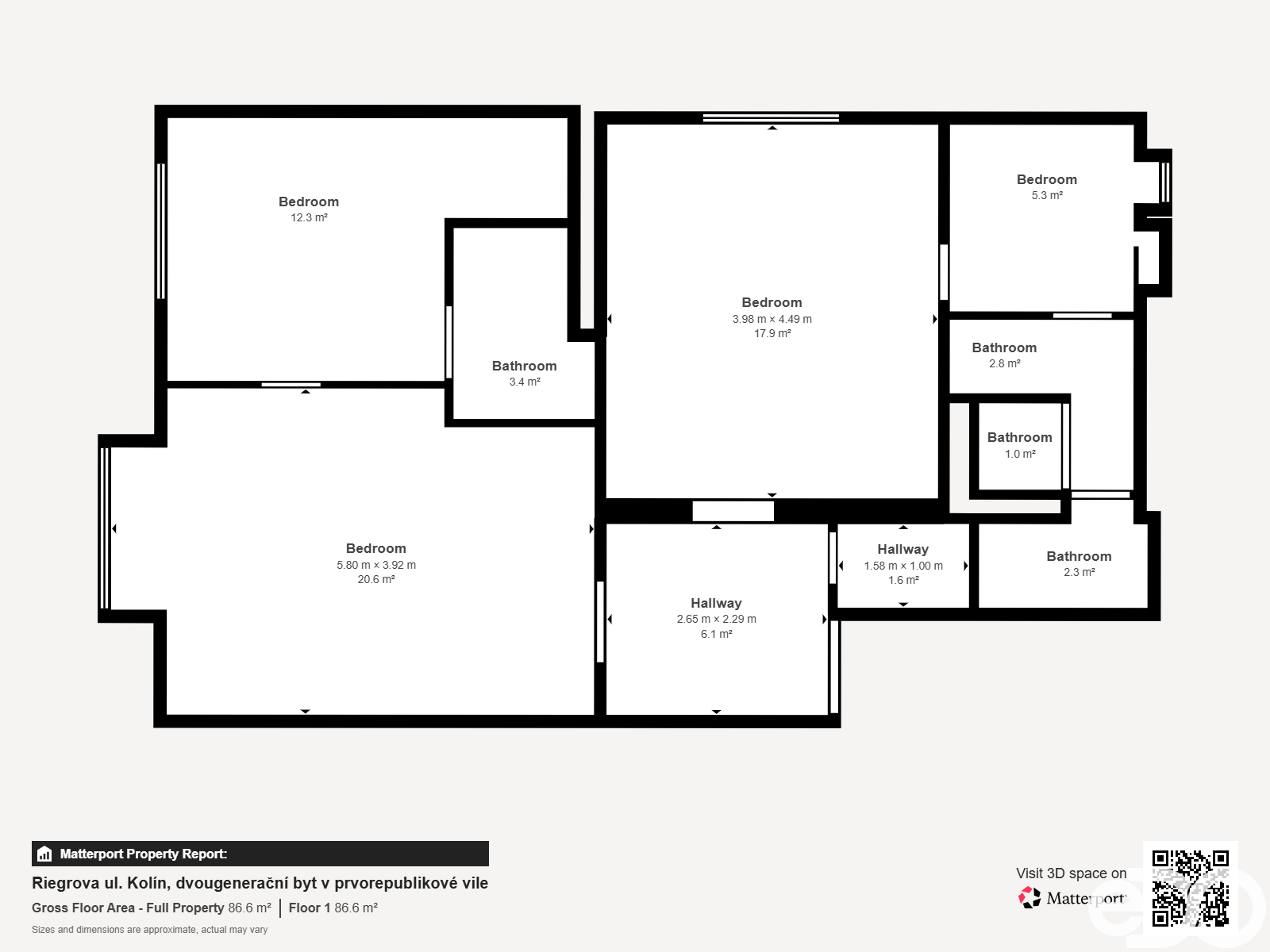 půdorys celého bytu