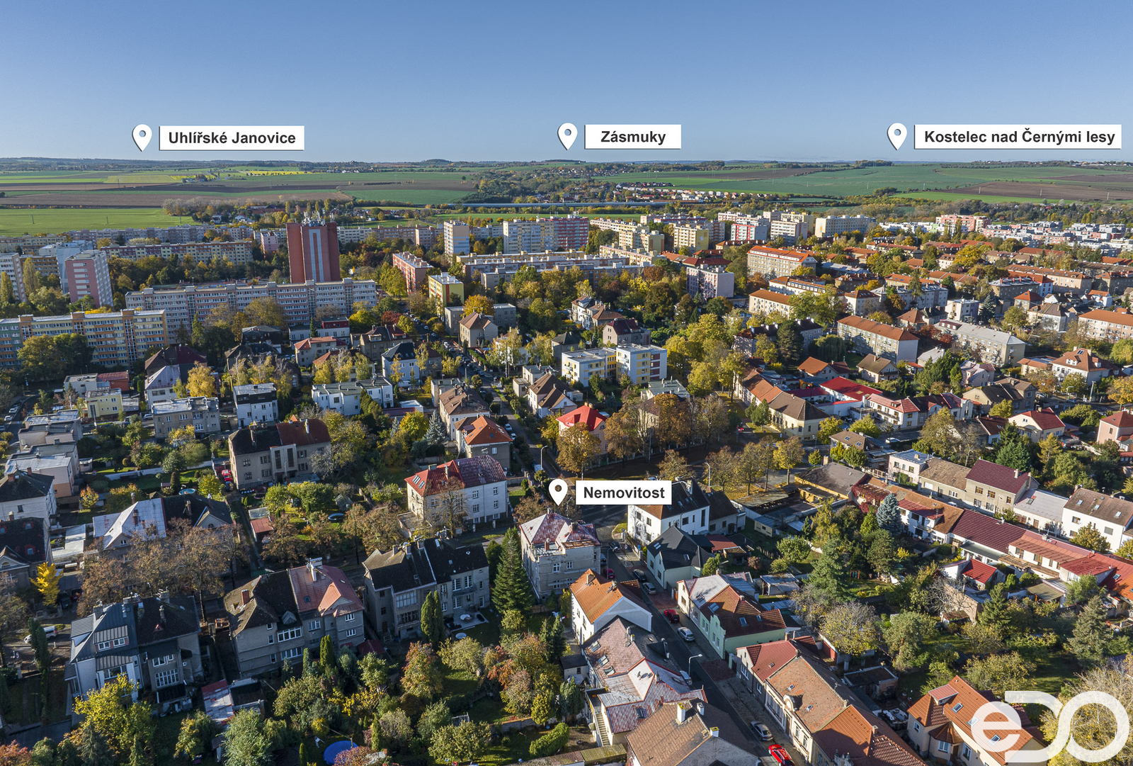 lokace, pohled směr JZ