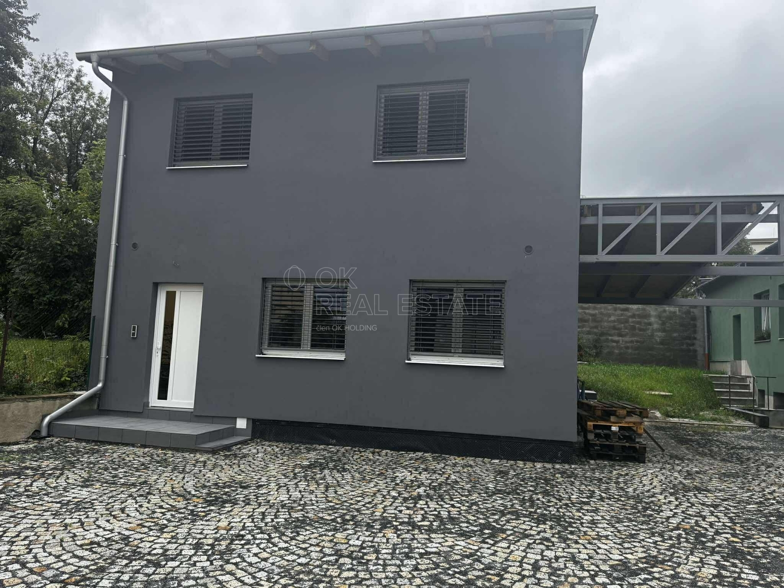 přední strana domu