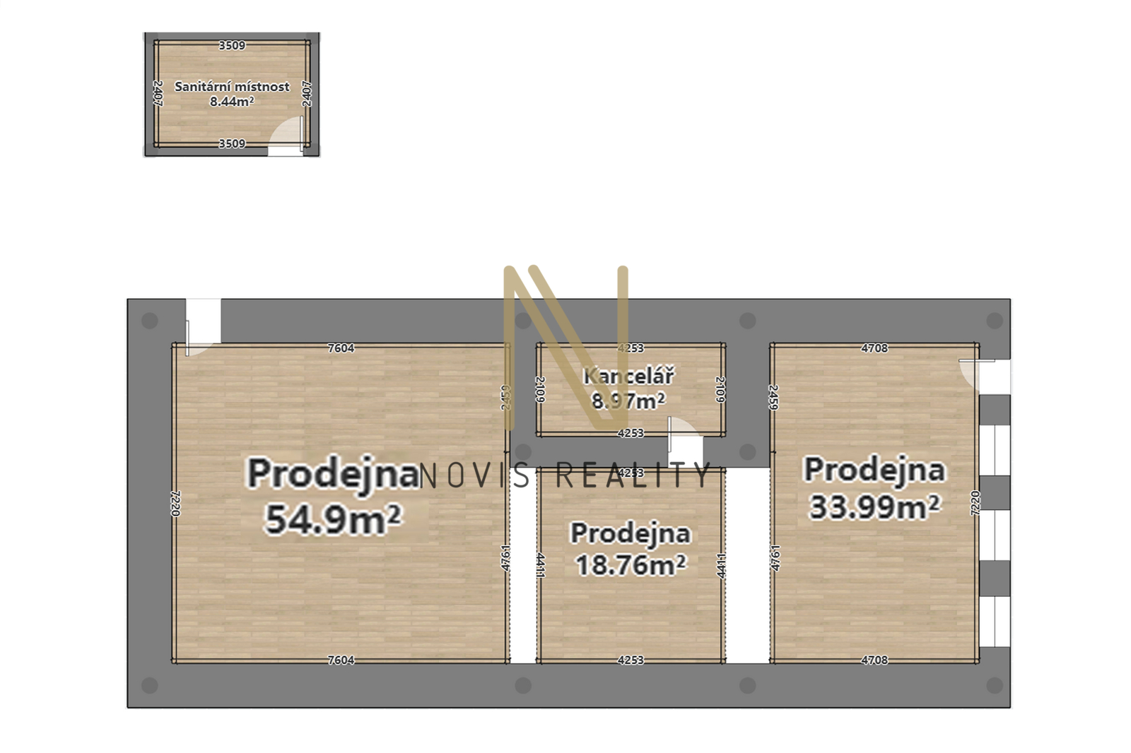 Pronájem obchodu Klatovy 45 000 Kč za měsíc, foto 4
