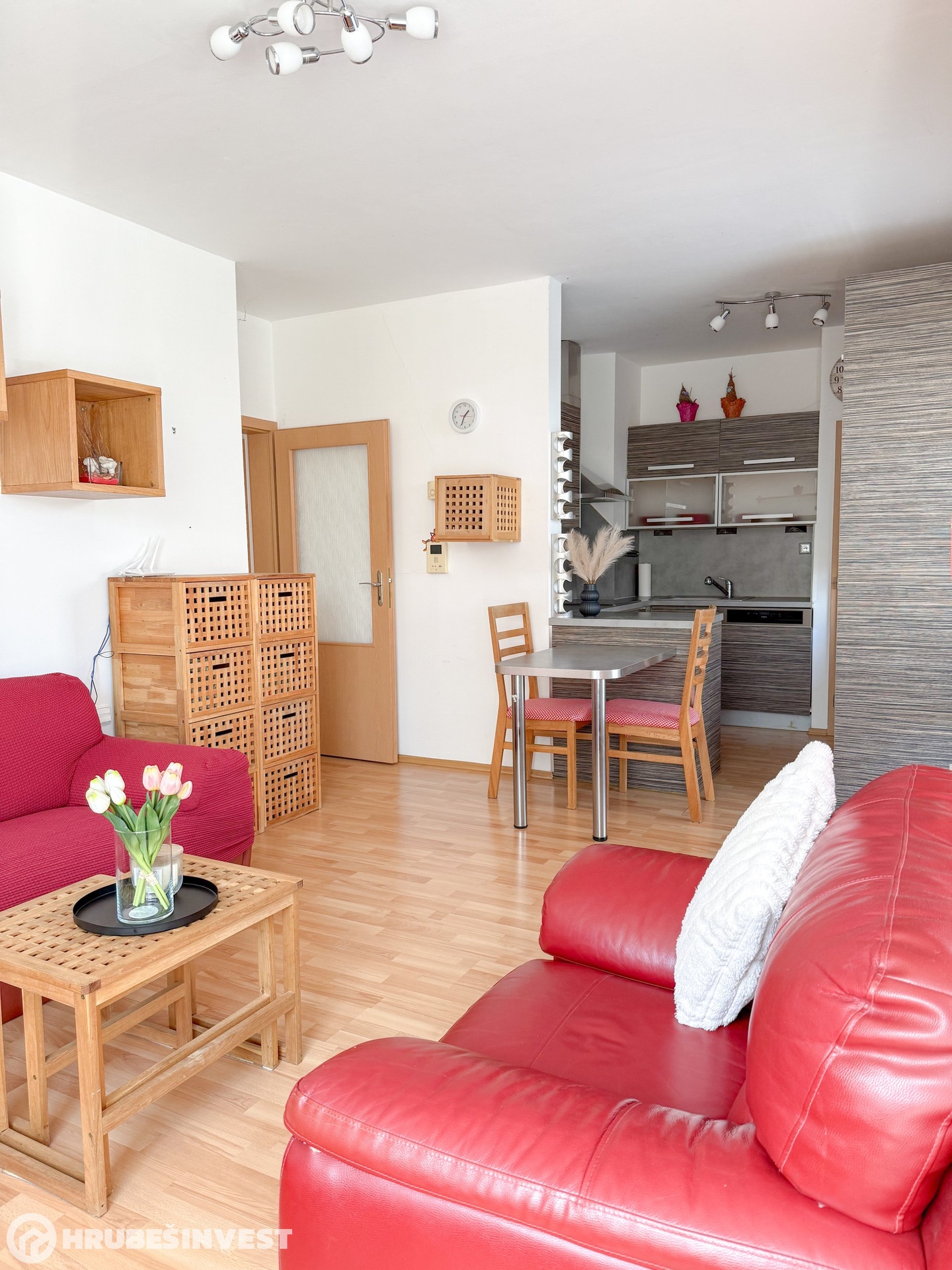 Obývací pokoj s kuchyní