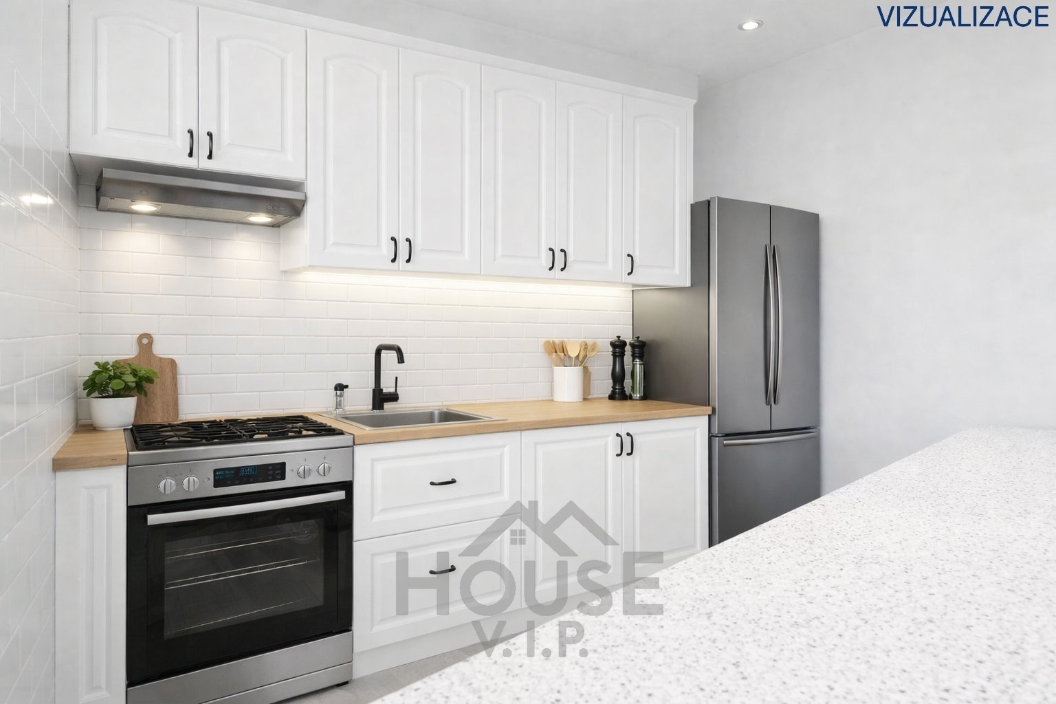 vizualizace - kuchynska linka