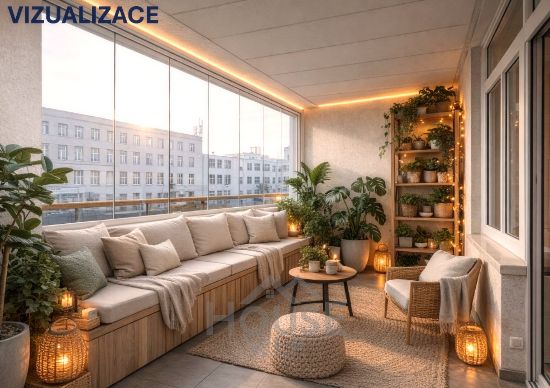 ZIMNÍ ZAHRADA - VIZUALIZACE