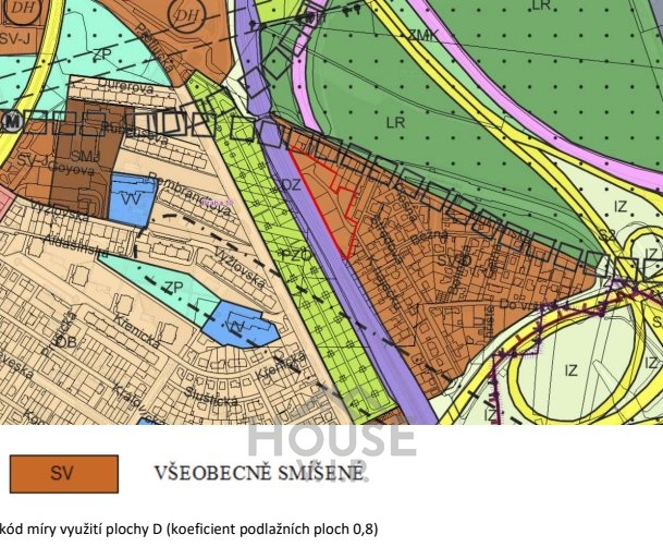 Stávající územní plán