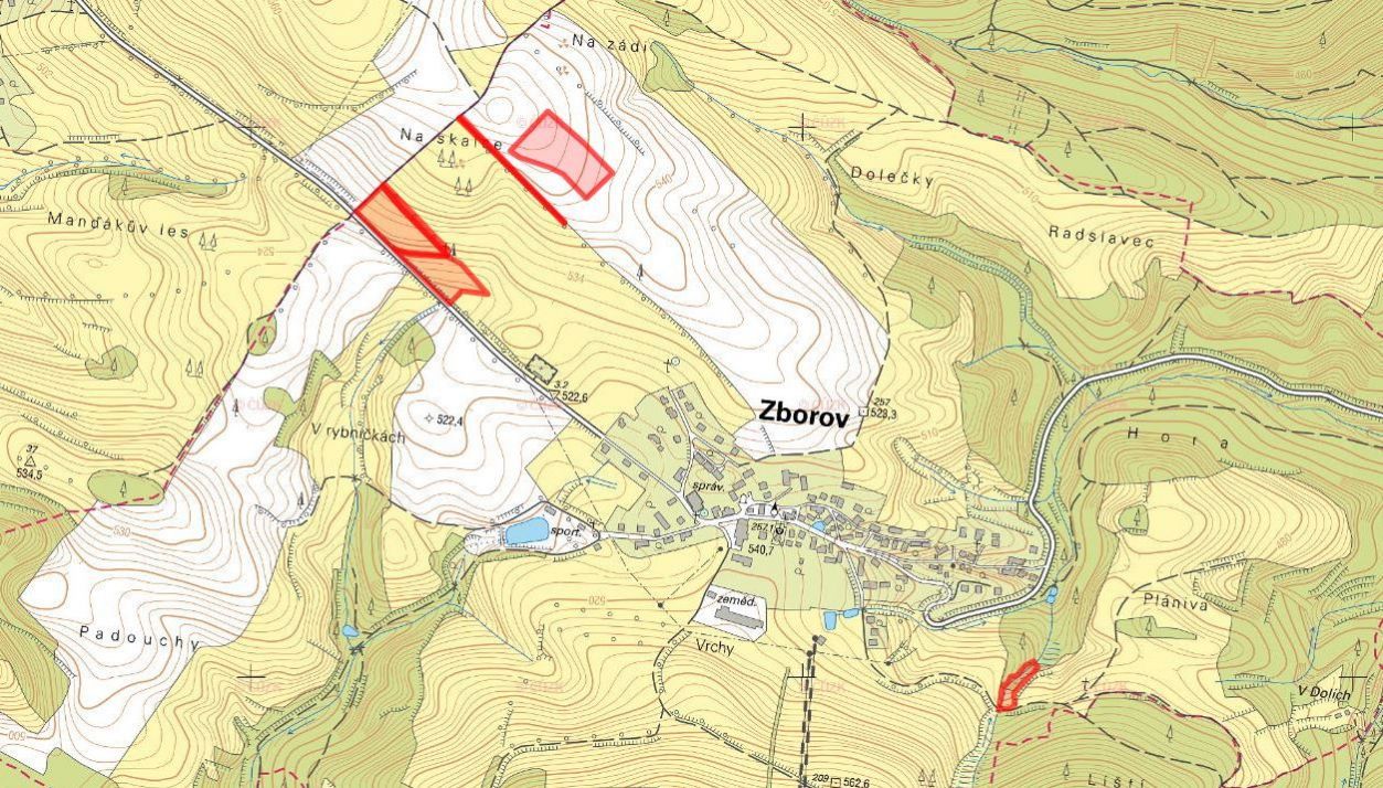 Prodej zemědělské půdy Zborov 708 320 Kč, foto 3