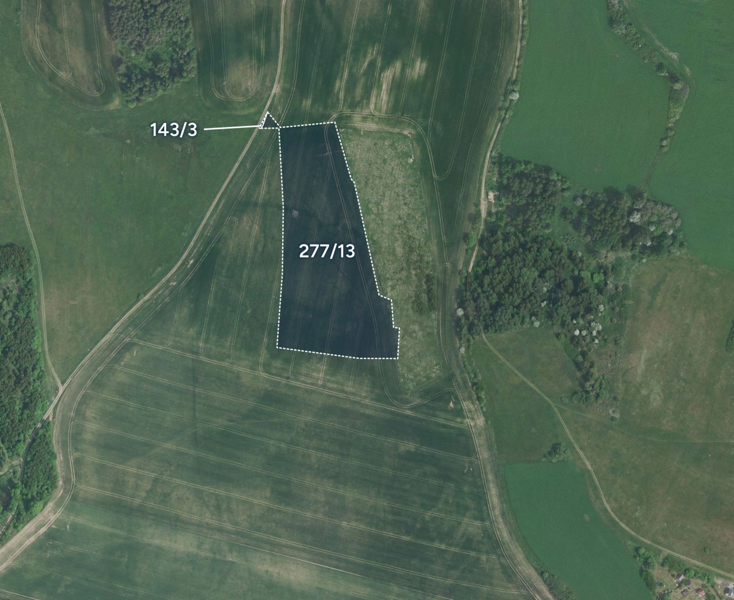 Prodej zemědělské půdy Lešetice 830 925 Kč, foto 1