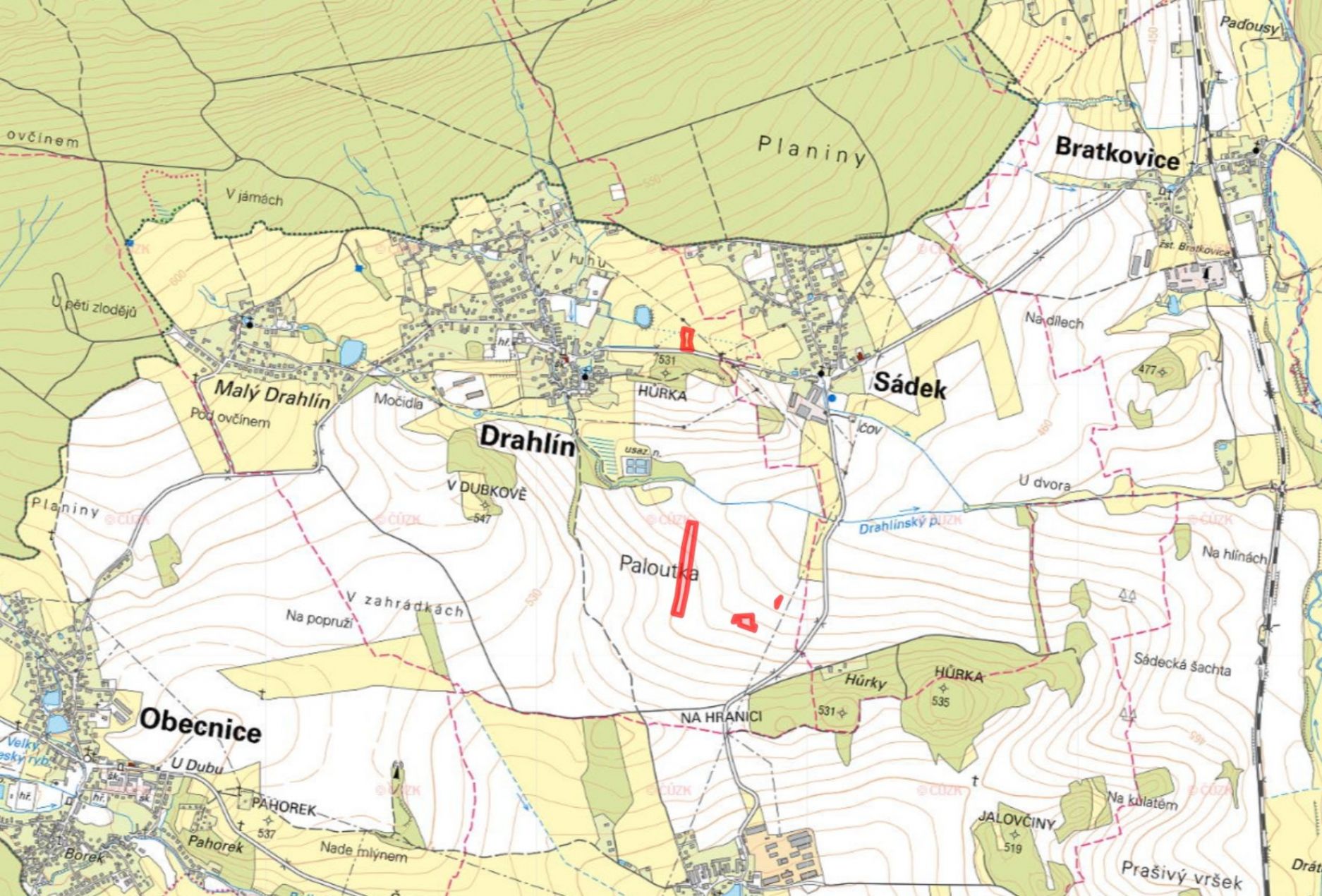 Prodej zemědělské půdy Drahlín 638 160 Kč, foto 3