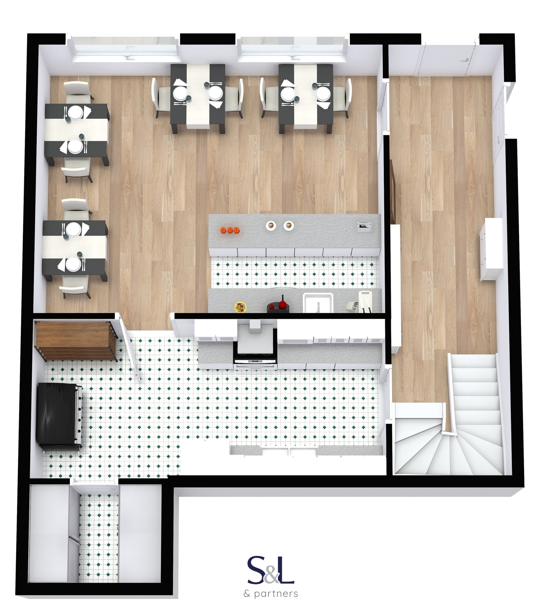 3+KK - HS - 3D - 2. Floor - Image