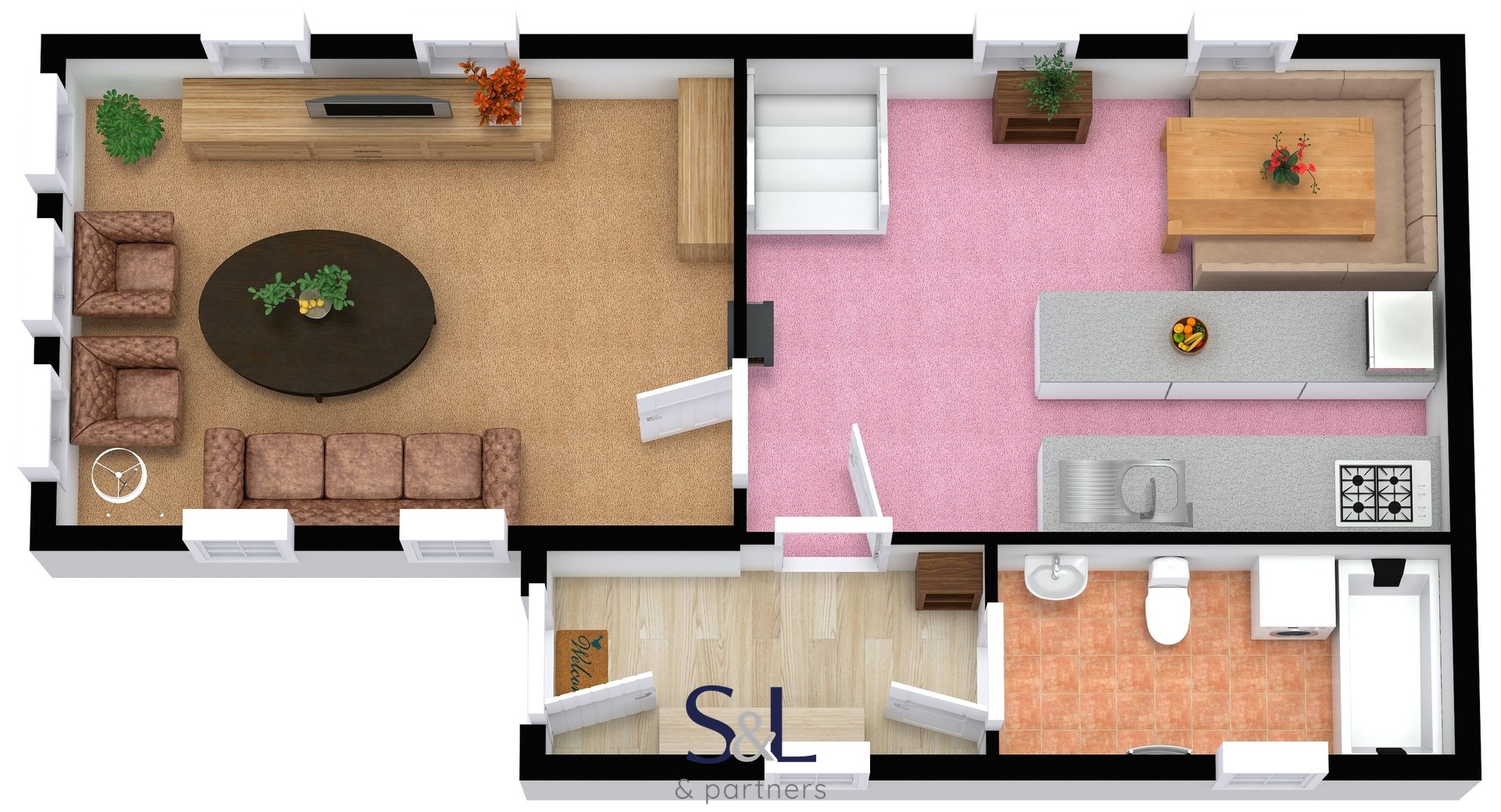 Dolni? Podluz?i?_pr?i?zemi? - 3D - 1. Floor - Imag