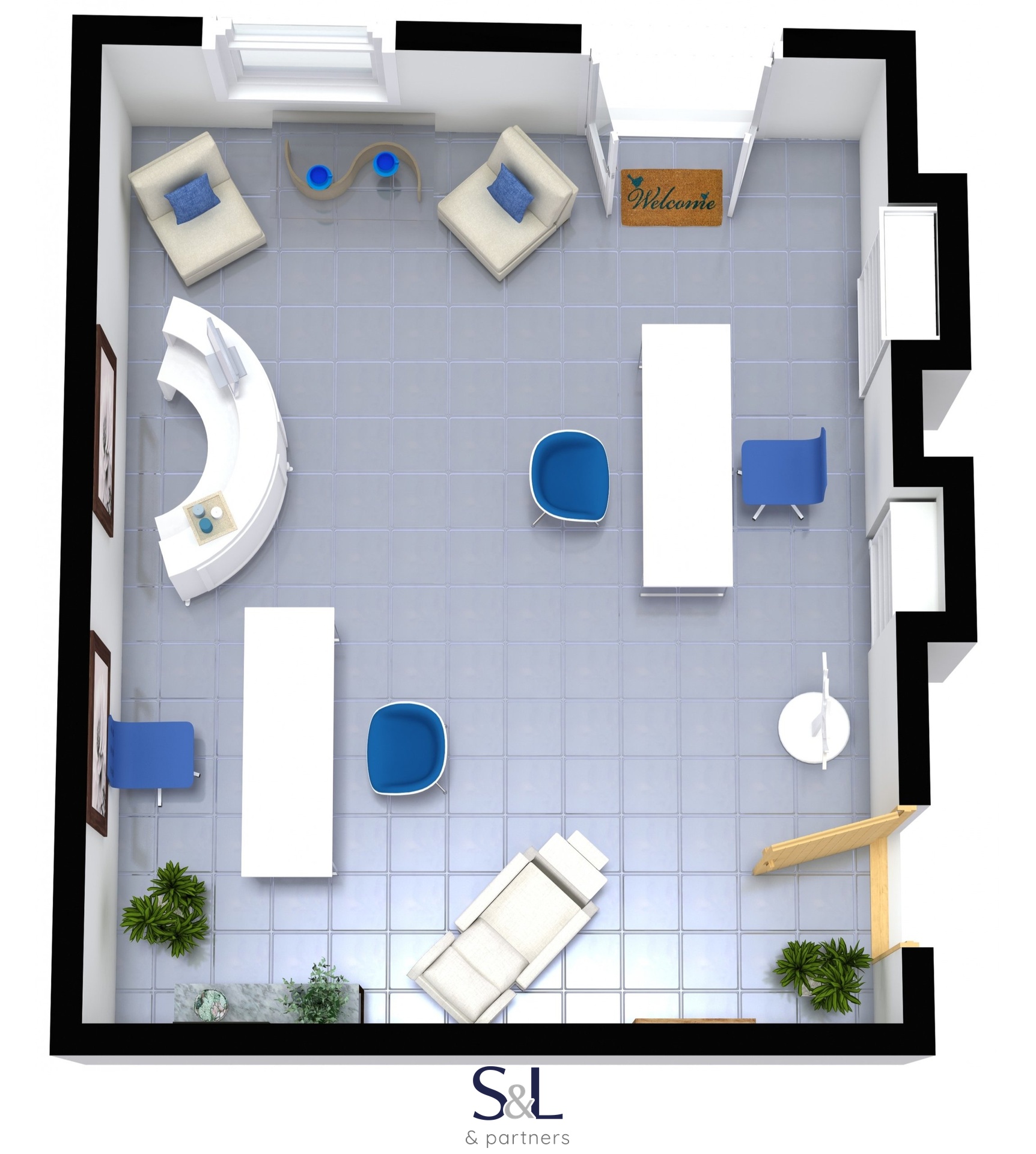 nehtové studio - 3D - 1. Floor - Letterhead