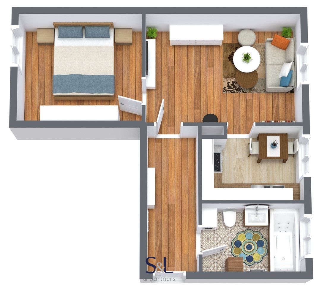 Nova? bor - Honza - 1. Floor - 3D Floor Plan