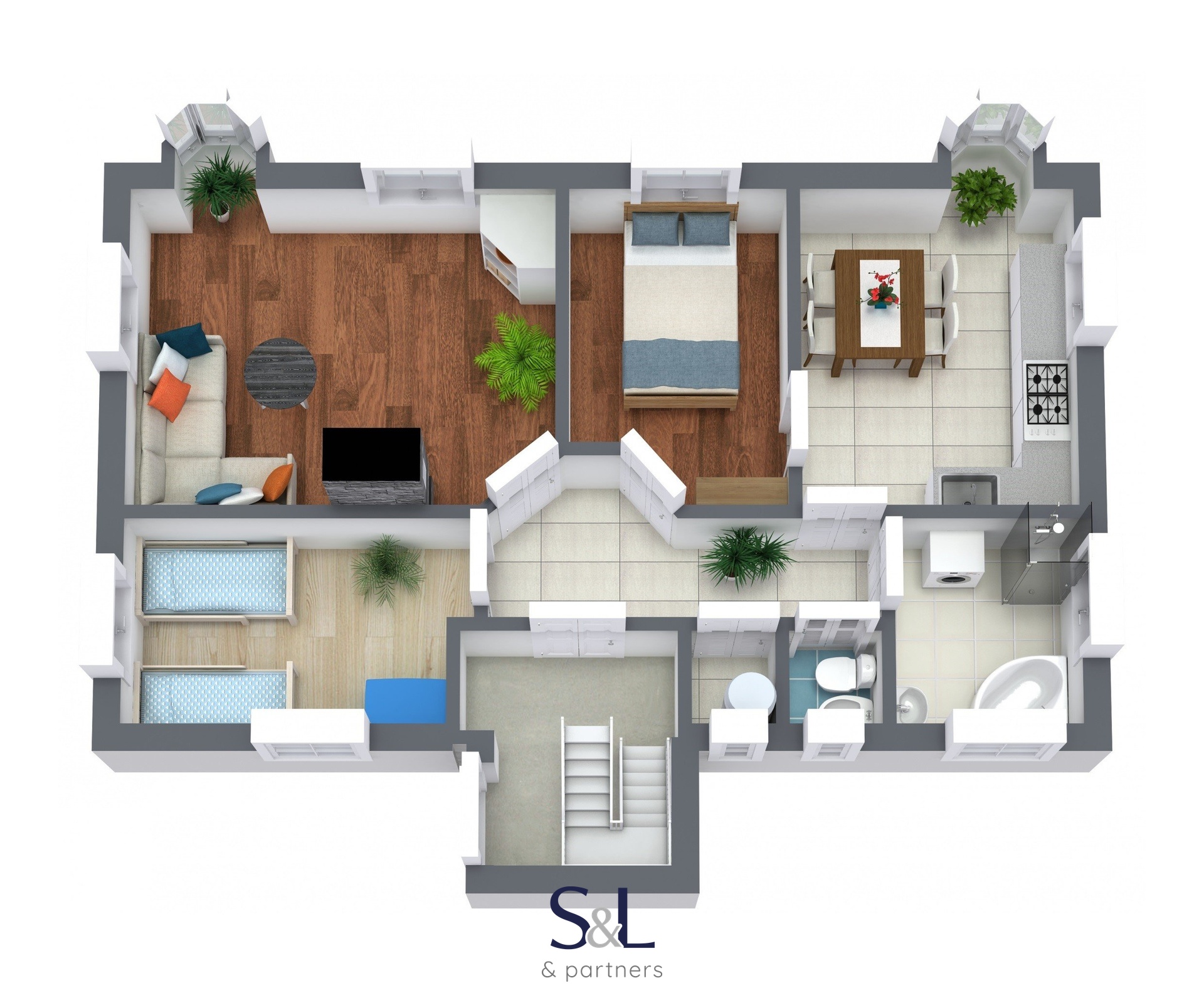 Floorplan letterhead - simonovice