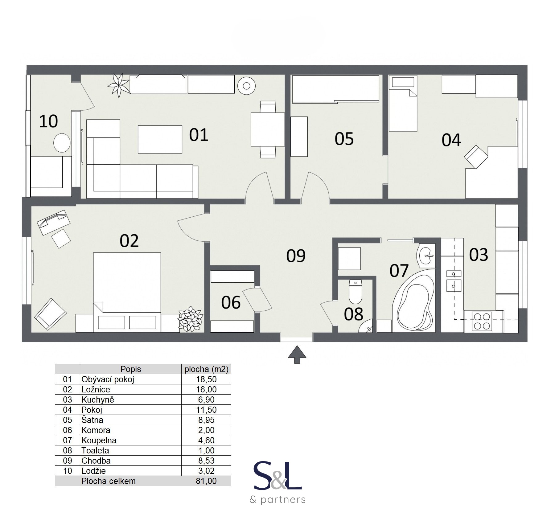 Skalka - 2D - 1. Floor - Letterhead
