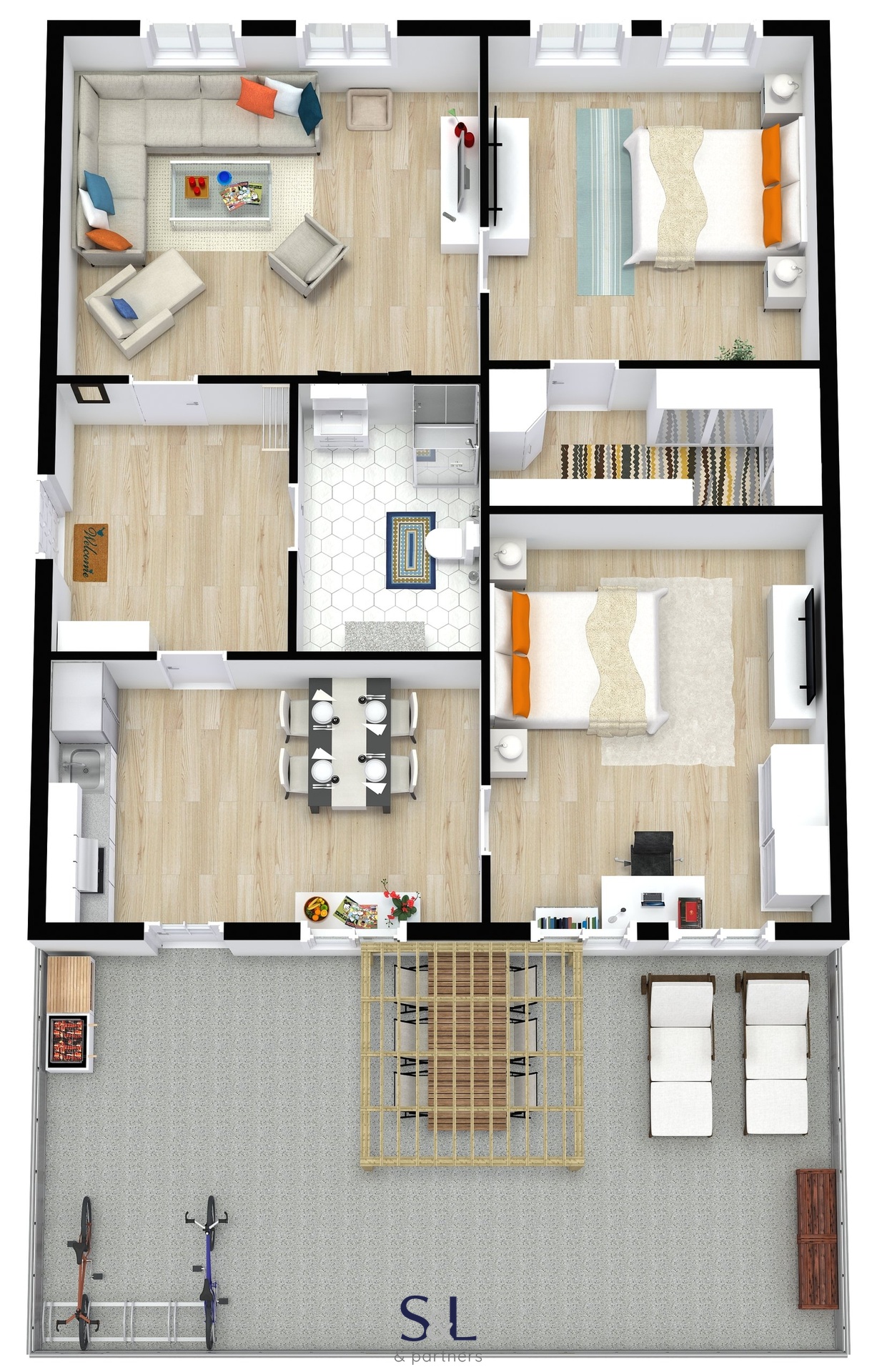 Mimon Panska?, Adam - 3D - 1. Floor - Image