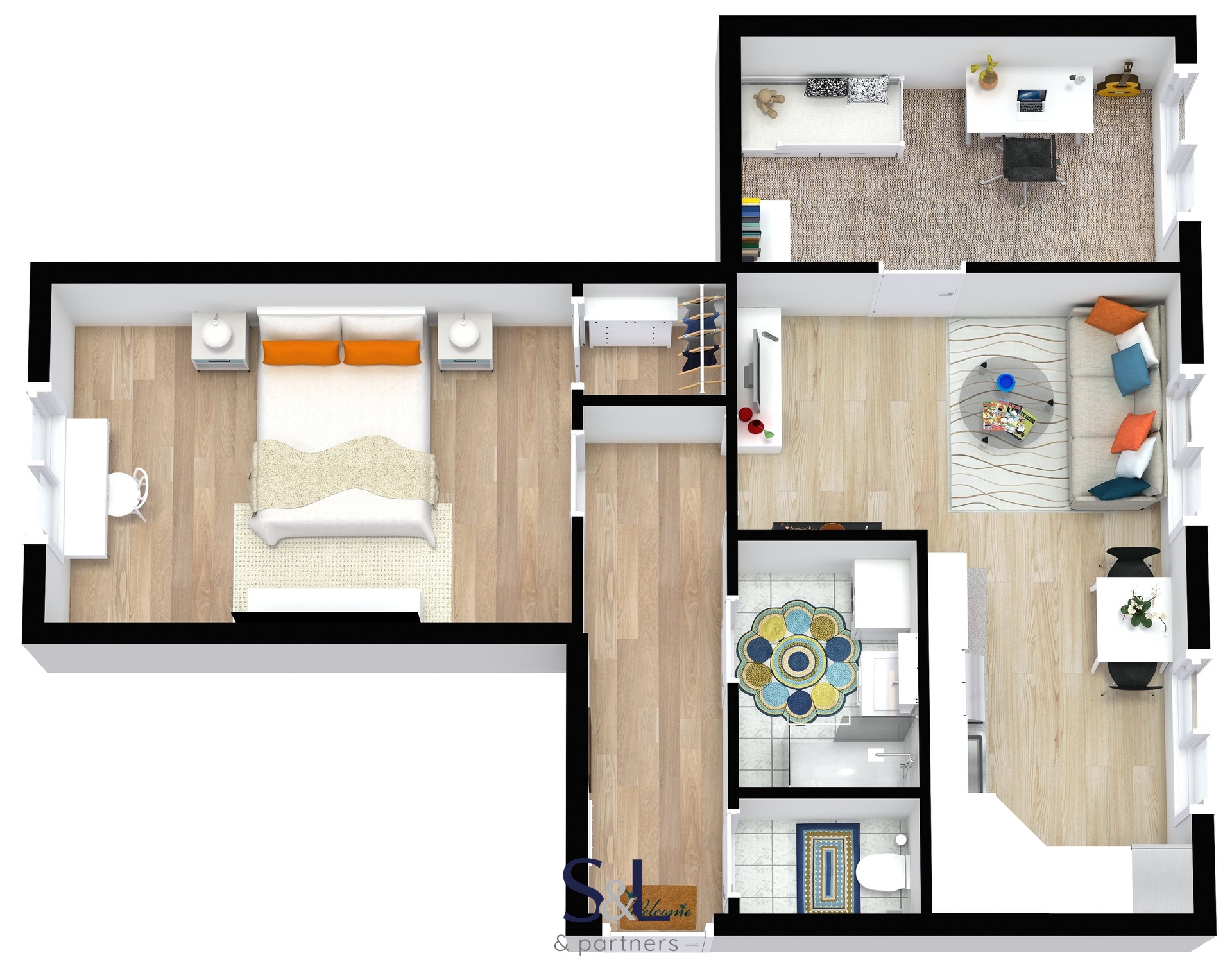 L Koza?kova Hochmi - 3D - 1. Floor - Image