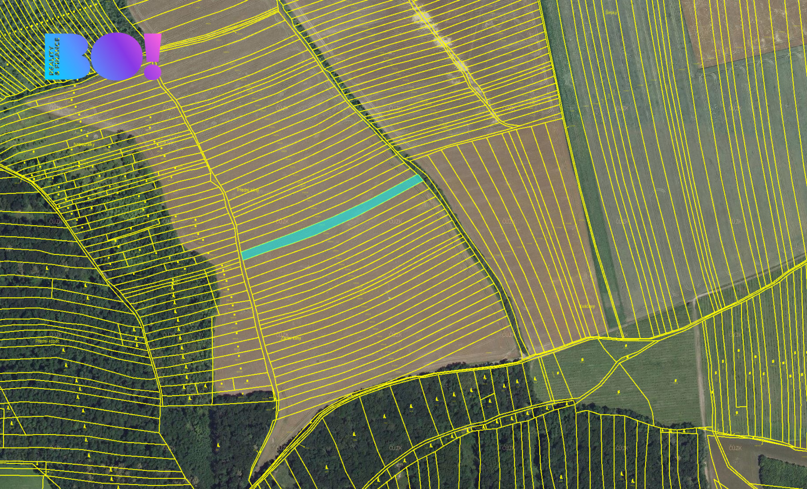 Prodej zemědělské půdy, 1 304 m² Morkůvky (okres Břeclav), obrázek 2